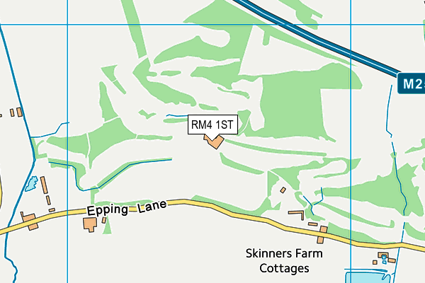 RM4 1ST map - OS VectorMap District (Ordnance Survey) RM4 1ST map - OS VectorMap District (Ordnance Survey)