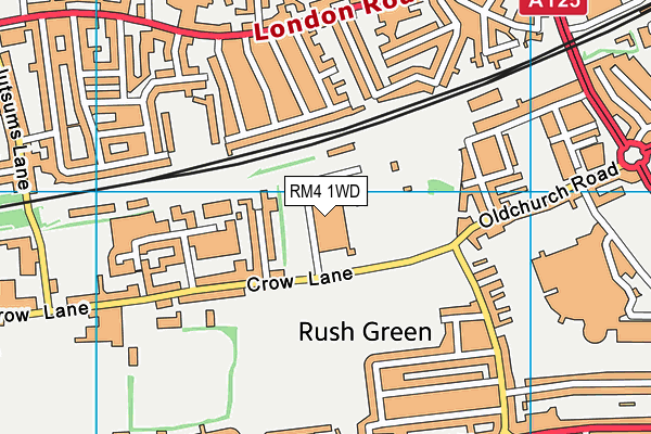 RM4 1WD map - OS VectorMap District (Ordnance Survey) RM4 1WD map - OS VectorMap District (Ordnance Survey)