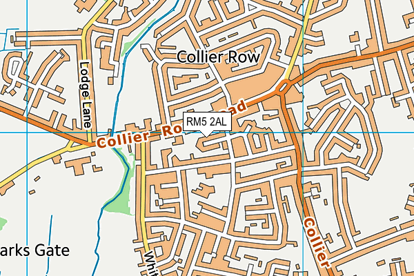 RM5 2AL map - OS VectorMap District (Ordnance Survey) RM5 2AL map - OS VectorMap District (Ordnance Survey)