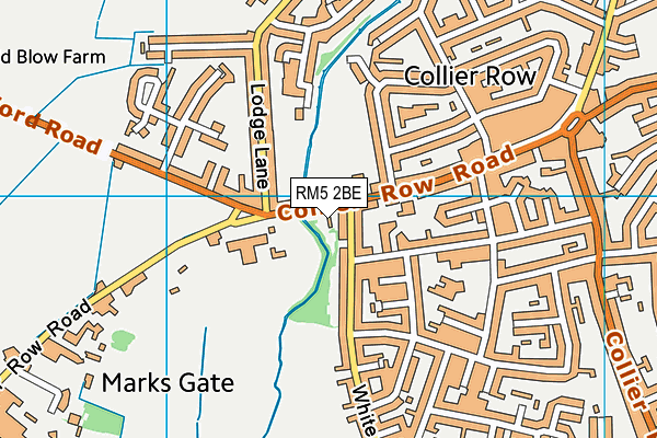 RM5 2BE map - OS VectorMap District (Ordnance Survey) RM5 2BE map - OS VectorMap District (Ordnance Survey)