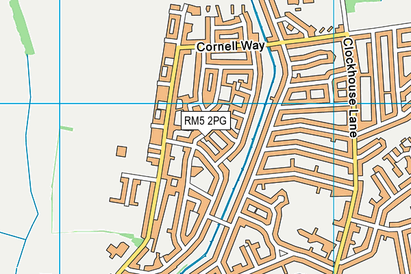 RM5 2PG map - OS VectorMap District (Ordnance Survey) RM5 2PG map - OS VectorMap District (Ordnance Survey)