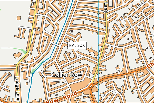RM5 2QX map - OS VectorMap District (Ordnance Survey) RM5 2QX map - OS VectorMap District (Ordnance Survey)