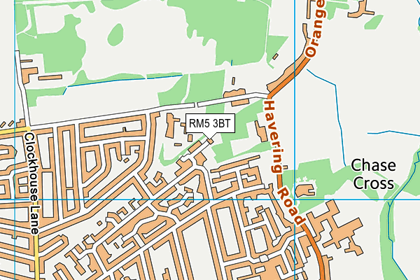 RM5 3BT map - OS VectorMap District (Ordnance Survey) RM5 3BT map - OS VectorMap District (Ordnance Survey)