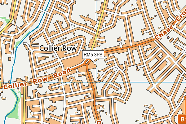 RM5 3PS map - OS VectorMap District (Ordnance Survey) RM5 3PS map - OS VectorMap District (Ordnance Survey)