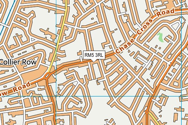 RM5 3RL map - OS VectorMap District (Ordnance Survey) RM5 3RL map - OS VectorMap District (Ordnance Survey)