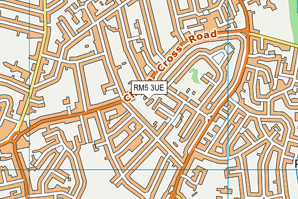 RM5 3UE map - OS VectorMap District (Ordnance Survey) RM5 3UE map - OS VectorMap District (Ordnance Survey)