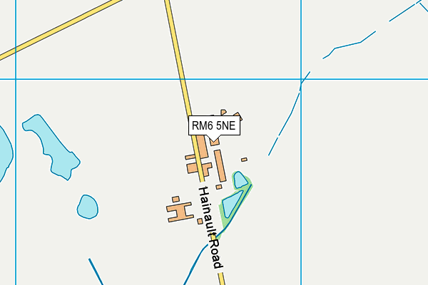 RM6 5NE map - OS VectorMap District (Ordnance Survey) RM6 5NE map - OS VectorMap District (Ordnance Survey)