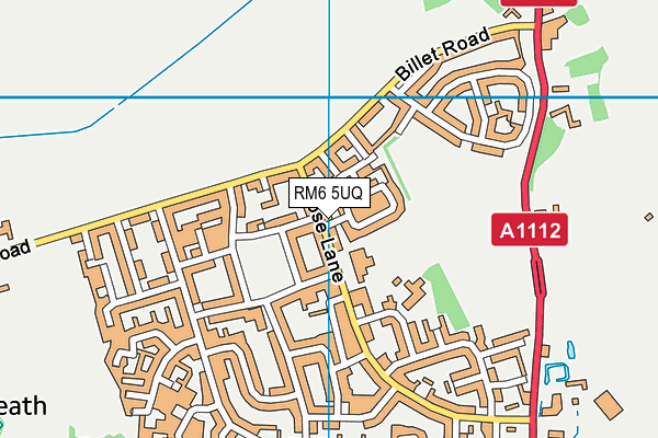 RM6 5UQ map - OS VectorMap District (Ordnance Survey) RM6 5UQ map - OS VectorMap District (Ordnance Survey)