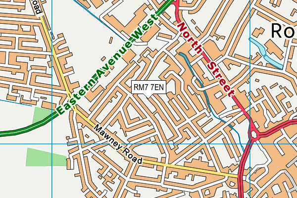 RM7 7EN map - OS VectorMap District (Ordnance Survey) RM7 7EN map - OS VectorMap District (Ordnance Survey)