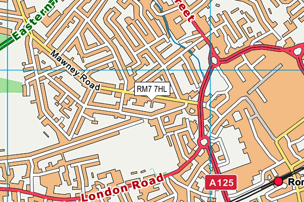 RM7 7HL map - OS VectorMap District (Ordnance Survey) RM7 7HL map - OS VectorMap District (Ordnance Survey)