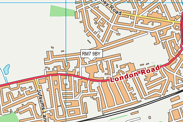 RM7 9BY map - OS VectorMap District (Ordnance Survey) RM7 9BY map - OS VectorMap District (Ordnance Survey)