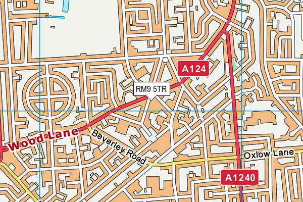 RM9 5TR map - OS VectorMap District (Ordnance Survey) RM9 5TR map - OS VectorMap District (Ordnance Survey)