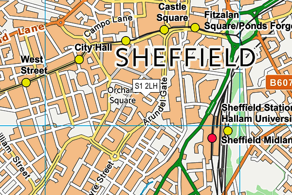 S1 2LH map - OS VectorMap District (Ordnance Survey) S1 2LH map - OS VectorMap District (Ordnance Survey)