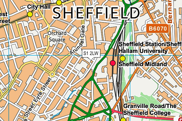 S1 2LW map - OS VectorMap District (Ordnance Survey) S1 2LW map - OS VectorMap District (Ordnance Survey)