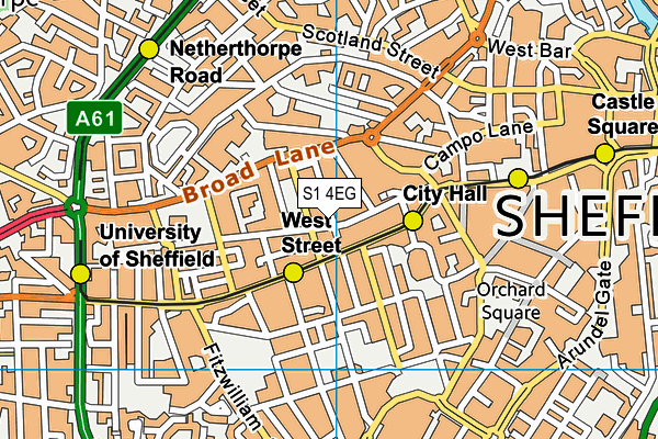 S1 4EG map - OS VectorMap District (Ordnance Survey) S1 4EG map - OS VectorMap District (Ordnance Survey)