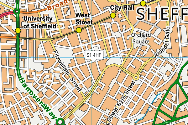 S1 4HF map - OS VectorMap District (Ordnance Survey) S1 4HF map - OS VectorMap District (Ordnance Survey)
