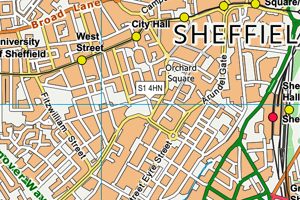 S1 4HN map - OS VectorMap District (Ordnance Survey) S1 4HN map - OS VectorMap District (Ordnance Survey)