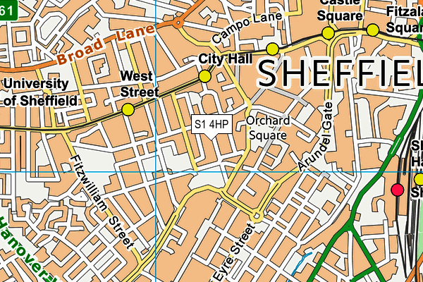 S1 4HP map - OS VectorMap District (Ordnance Survey) S1 4HP map - OS VectorMap District (Ordnance Survey)