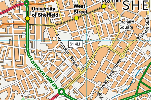 S1 4LH map - OS VectorMap District (Ordnance Survey) S1 4LH map - OS VectorMap District (Ordnance Survey)