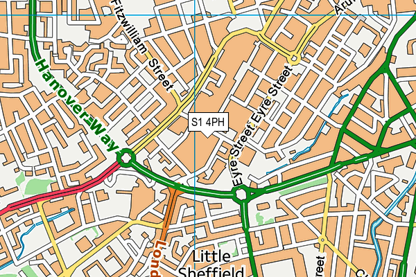 S1 4PH map - OS VectorMap District (Ordnance Survey) S1 4PH map - OS VectorMap District (Ordnance Survey)