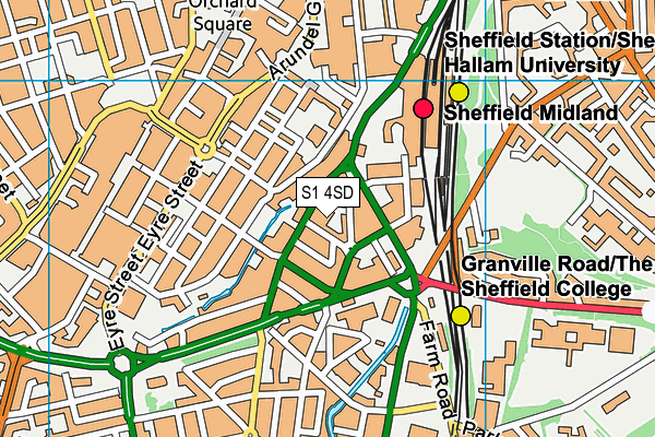 S1 4SD map - OS VectorMap District (Ordnance Survey) S1 4SD map - OS VectorMap District (Ordnance Survey)