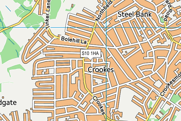 S10 1HA map - OS VectorMap District (Ordnance Survey) S10 1HA map - OS VectorMap District (Ordnance Survey)