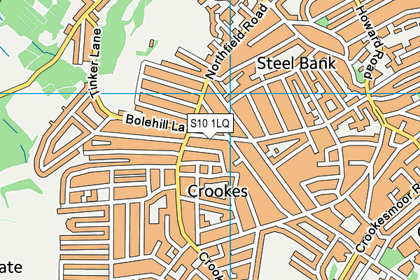 S10 1LQ map - OS VectorMap District (Ordnance Survey) S10 1LQ map - OS VectorMap District (Ordnance Survey)