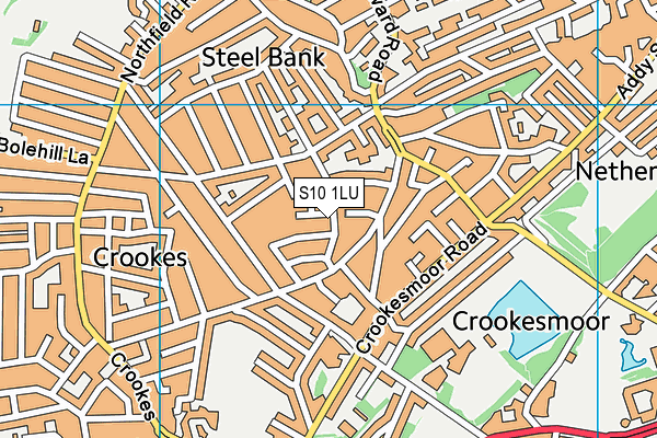 S10 1LU map - OS VectorMap District (Ordnance Survey) S10 1LU map - OS VectorMap District (Ordnance Survey)