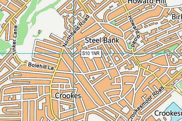 S10 1NR map - OS VectorMap District (Ordnance Survey) S10 1NR map - OS VectorMap District (Ordnance Survey)