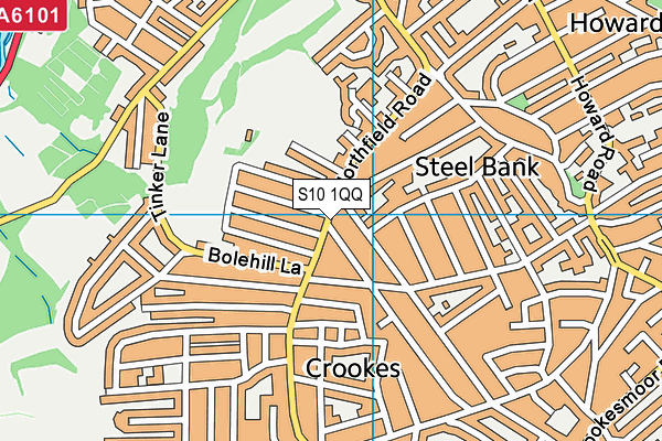 S10 1QQ map - OS VectorMap District (Ordnance Survey) S10 1QQ map - OS VectorMap District (Ordnance Survey)
