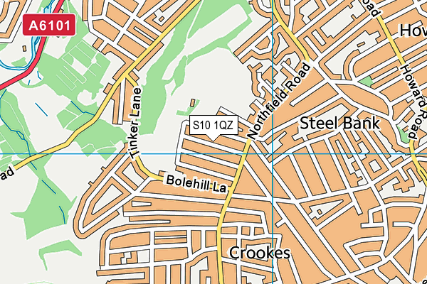 S10 1QZ map - OS VectorMap District (Ordnance Survey) S10 1QZ map - OS VectorMap District (Ordnance Survey)