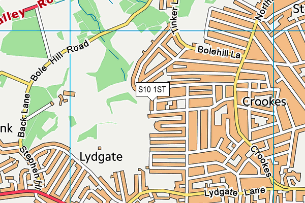 S10 1ST map - OS VectorMap District (Ordnance Survey) S10 1ST map - OS VectorMap District (Ordnance Survey)