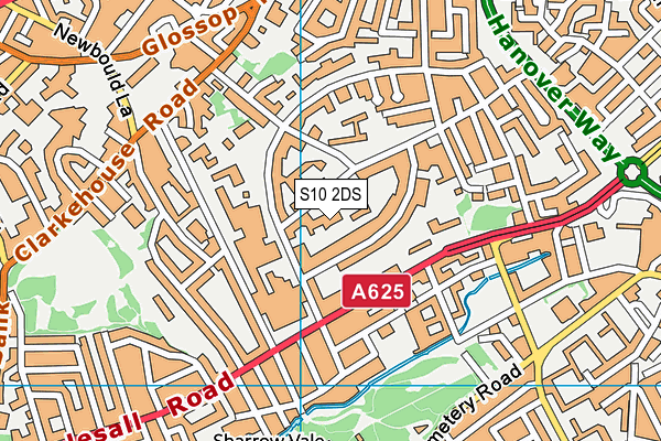 S10 2DS map - OS VectorMap District (Ordnance Survey) S10 2DS map - OS VectorMap District (Ordnance Survey)