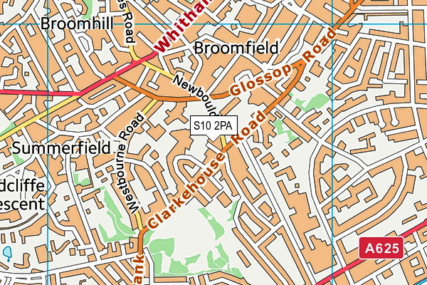 S10 2PA map - OS VectorMap District (Ordnance Survey) S10 2PA map - OS VectorMap District (Ordnance Survey)