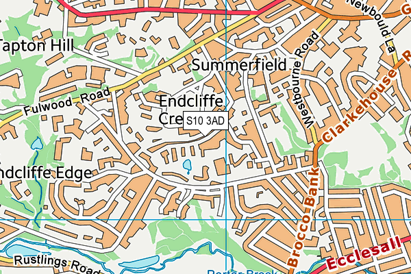 S10 3AD map - OS VectorMap District (Ordnance Survey) S10 3AD map - OS VectorMap District (Ordnance Survey)