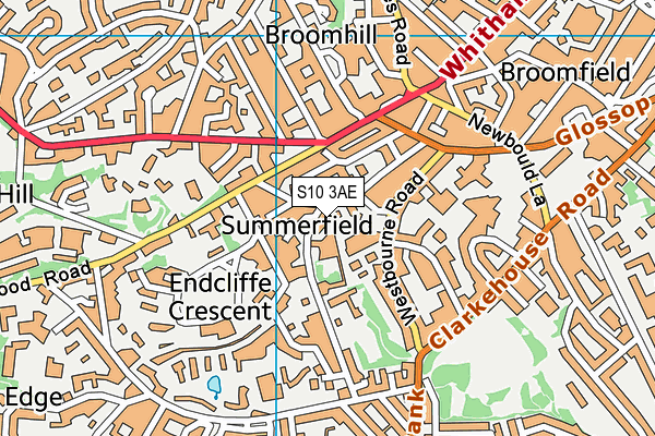 S10 3AE map - OS VectorMap District (Ordnance Survey) S10 3AE map - OS VectorMap District (Ordnance Survey)