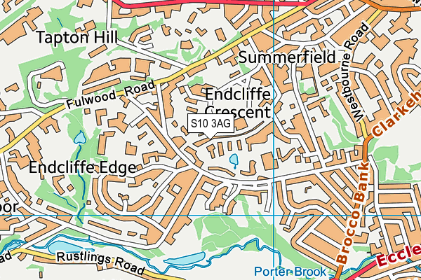S10 3AG map - OS VectorMap District (Ordnance Survey) S10 3AG map - OS VectorMap District (Ordnance Survey)