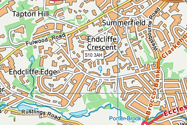 S10 3AH map - OS VectorMap District (Ordnance Survey) S10 3AH map - OS VectorMap District (Ordnance Survey)
