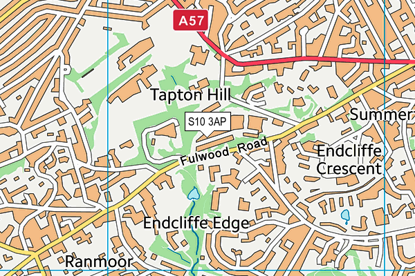 S10 3AP map - OS VectorMap District (Ordnance Survey) S10 3AP map - OS VectorMap District (Ordnance Survey)