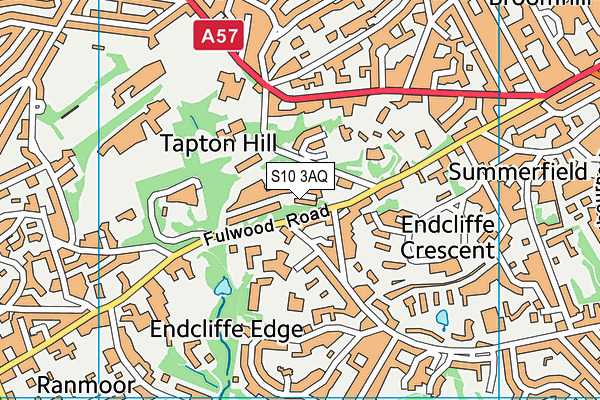 S10 3AQ map - OS VectorMap District (Ordnance Survey) S10 3AQ map - OS VectorMap District (Ordnance Survey)
