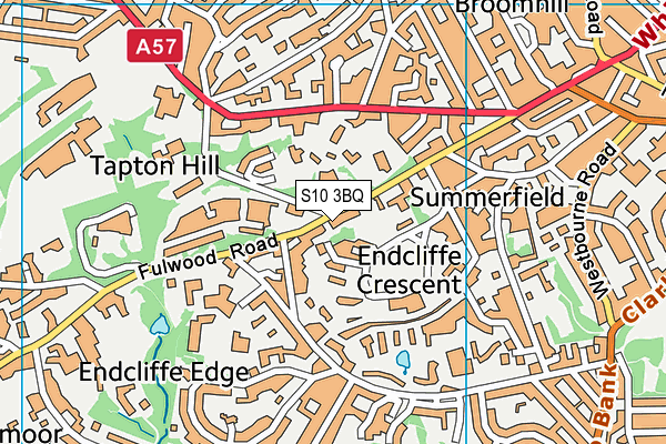 S10 3BQ map - OS VectorMap District (Ordnance Survey) S10 3BQ map - OS VectorMap District (Ordnance Survey)