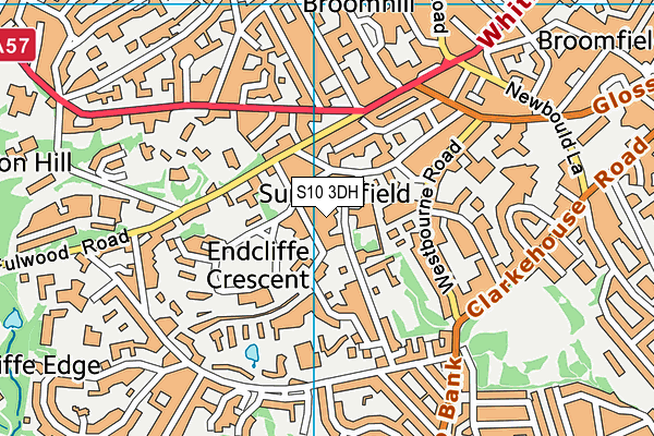 S10 3DH map - OS VectorMap District (Ordnance Survey) S10 3DH map - OS VectorMap District (Ordnance Survey)
