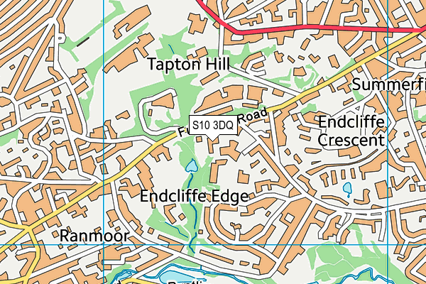S10 3DQ map - OS VectorMap District (Ordnance Survey) S10 3DQ map - OS VectorMap District (Ordnance Survey)