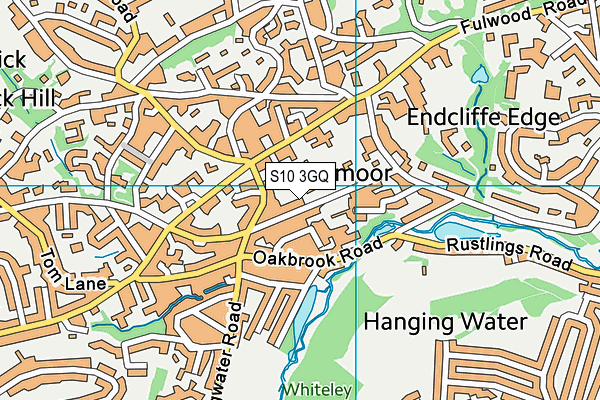 S10 3GQ map - OS VectorMap District (Ordnance Survey) S10 3GQ map - OS VectorMap District (Ordnance Survey)