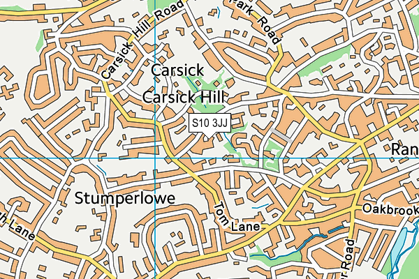 S10 3JJ map - OS VectorMap District (Ordnance Survey) S10 3JJ map - OS VectorMap District (Ordnance Survey)