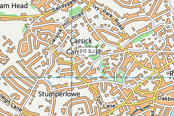 S10 3LJ map - OS VectorMap District (Ordnance Survey) S10 3LJ map - OS VectorMap District (Ordnance Survey)