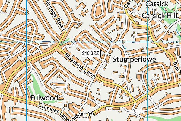 S10 3RZ map - OS VectorMap District (Ordnance Survey) S10 3RZ map - OS VectorMap District (Ordnance Survey)
