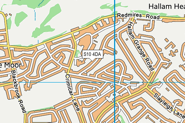 S10 4DA map - OS VectorMap District (Ordnance Survey) S10 4DA map - OS VectorMap District (Ordnance Survey)