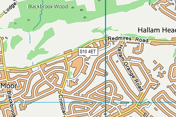 S10 4ET map - OS VectorMap District (Ordnance Survey) S10 4ET map - OS VectorMap District (Ordnance Survey)