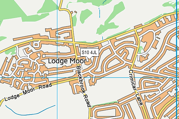 S10 4JL map - OS VectorMap District (Ordnance Survey) S10 4JL map - OS VectorMap District (Ordnance Survey)